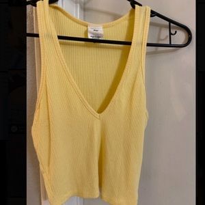 yellow pacsun tank top
